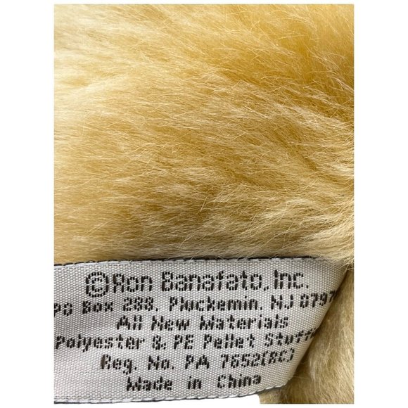 RBI Ron Banafato Bear Weighted Plush Holiday Sweater Plaid Bow Stuffed Animal - Picture 13 of 13